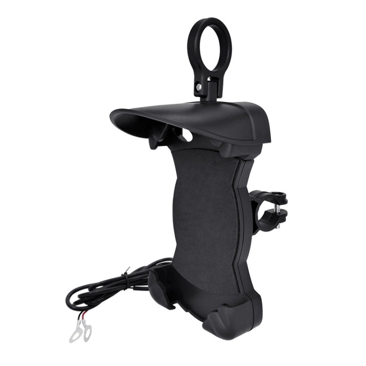 Motorcycle Sunshade Rainproof Mobile Phone Holder, Mirror Holder  No Charge, Handlebar Holder No Charge, Charging Handlebar Holder 5V-2A, Charging Handlebar Holder 5V-3.1A, Charging Handlebar Holder 18W (QC3.0), Charging Mirror Holder 5V-2A