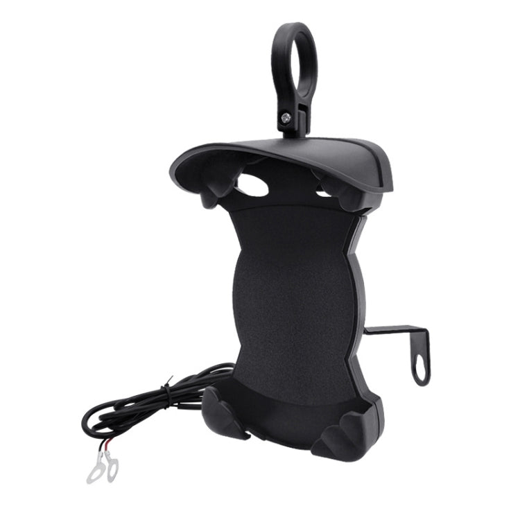 Motorcycle Sunshade Rainproof Mobile Phone Holder, Mirror Holder  No Charge, Handlebar Holder No Charge, Charging Handlebar Holder 5V-2A, Charging Handlebar Holder 5V-3.1A, Charging Handlebar Holder 18W (QC3.0), Charging Mirror Holder 5V-2A