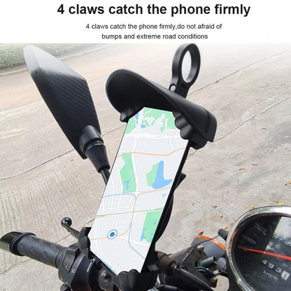 Motorcycle Sunshade Rainproof Mobile Phone Holder, Mirror Holder  No Charge, Handlebar Holder No Charge, Charging Handlebar Holder 5V-2A, Charging Handlebar Holder 5V-3.1A, Charging Handlebar Holder 18W (QC3.0), Charging Mirror Holder 5V-2A