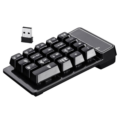 K3 19 Key 2.4G Wireless Mini Digital Keyboard Suspension Machinery Keypad, K3 (Black)