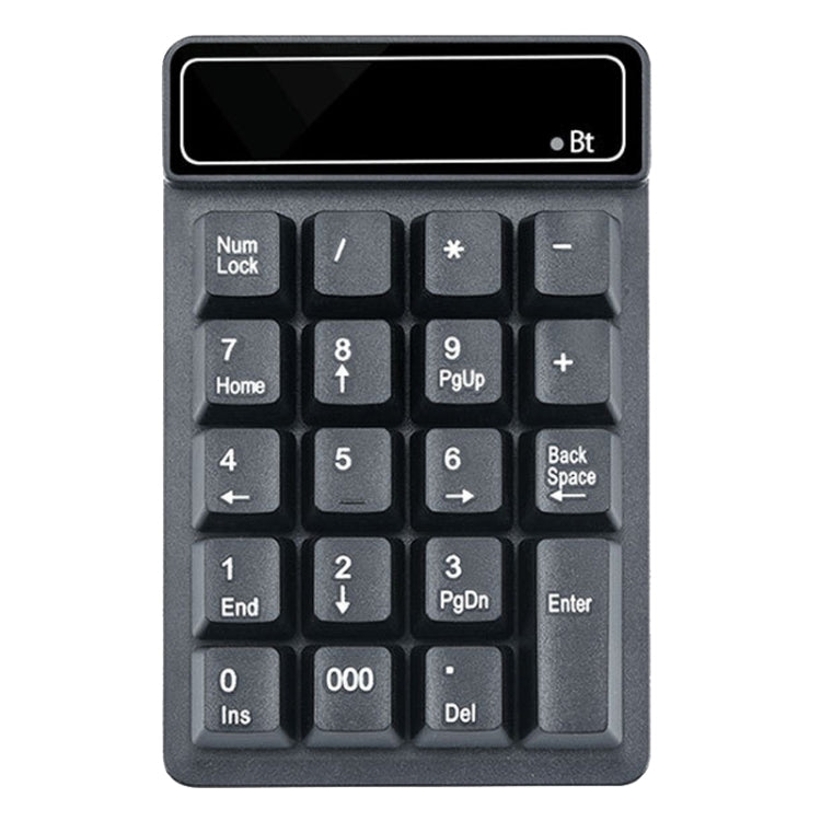 K6 19 Key Mini Wireless Bluetooth Digital Keyboard Suspended Mechanical Universal Keypad 4.0, K6 (Black)