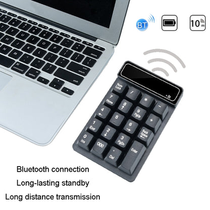 K6 19 Key Mini Wireless Bluetooth Digital Keyboard Suspended Mechanical Universal Keypad 4.0, K6 (Black)