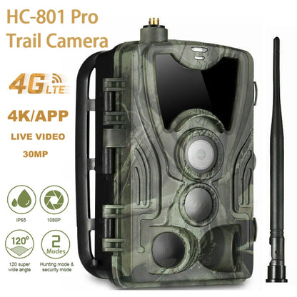 HC-801Pro 4K 4G Outdoor Hunting Camera App Remote Mobile Phone Control To View Photos And Video At Any Time, EU Plug, US Plug, AU Plug
