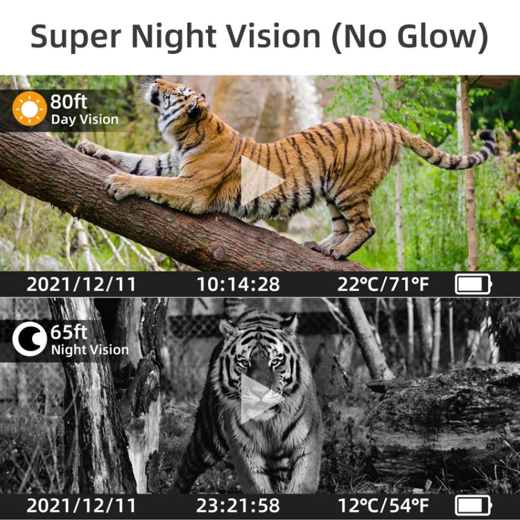 4K Outdoor Tracking Hunting Camera APP Remote Phone Control To View Photos / Video At Any Time, WiFi801Pro