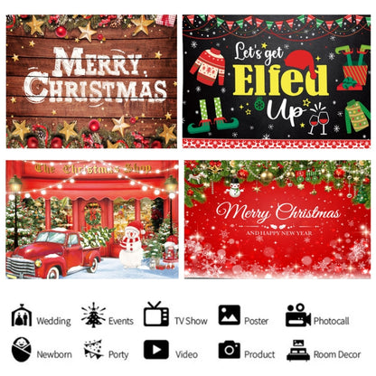 150 x 100cm Peach Skin Christmas Photography Background Cloth Party Room Decoration, 1