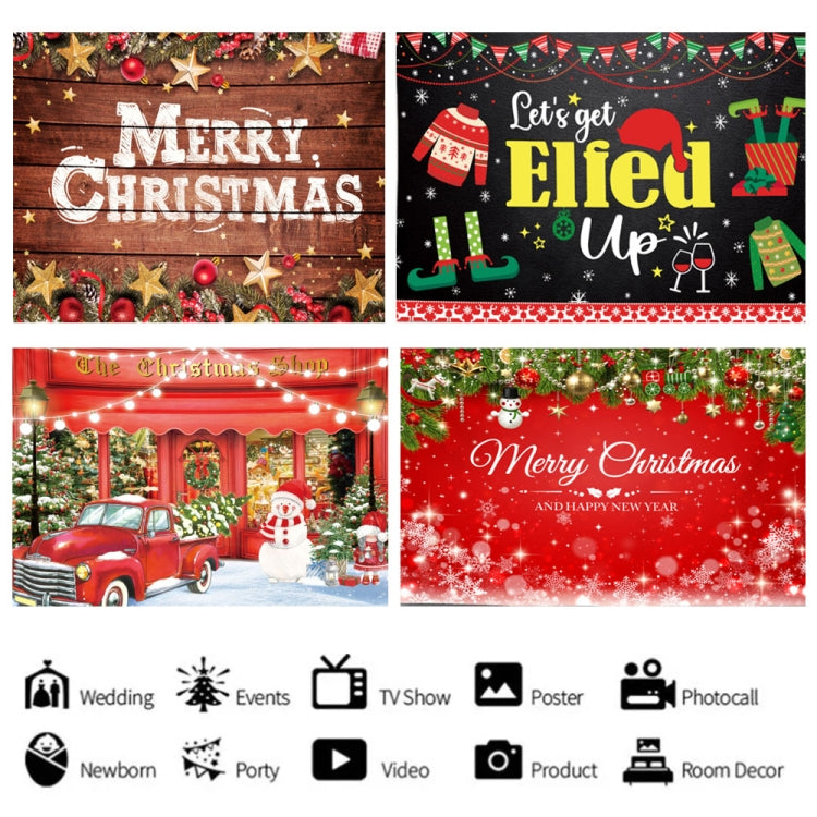 150 x 150cm Peach Skin Christmas Photography Background Cloth Party Room Decoration, 3, 14