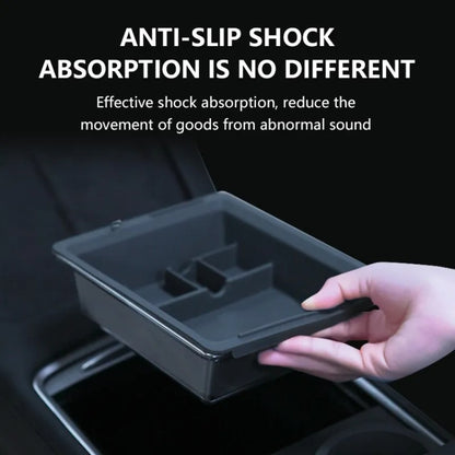 For Tesla Model 3 / Y Center Armrest Storage Box Car Modification Accessories Central Storage Box