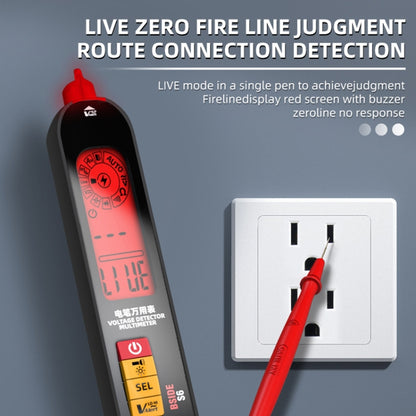 BSIDE S6 Smart Digital Multimeter Current Test Pen Capacitance Temperature Voltage Detector, S6