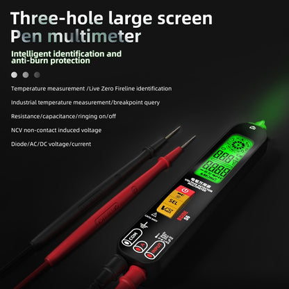 BSIDE S6 Smart Digital Multimeter Current Test Pen Capacitance Temperature Voltage Detector, S6