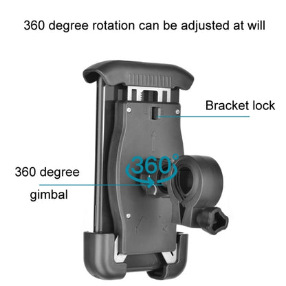 Bicycle Phone Holder 360 Degree Rotation Locking Cell Phone Clip