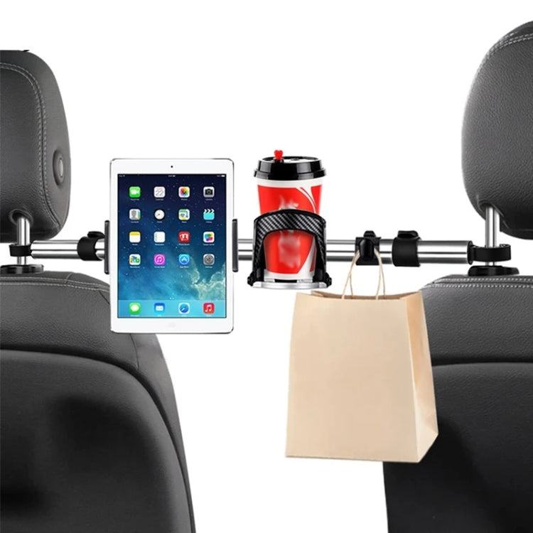 Car Mobile Phone Holder Computer Holder Universal Aluminum Tube With Hook, 3 in 1