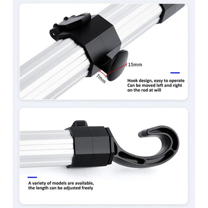 Car Mobile Phone Holder Computer Holder Universal Aluminum Tube With Hook, 3 in 1