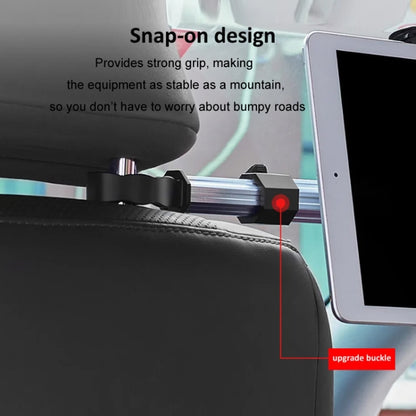 Car Mobile Phone Holder Computer Holder Universal Aluminum Tube With Hook, 3 in 1