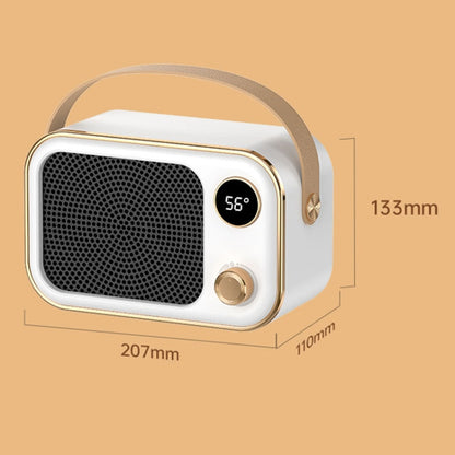1200W Electric Heater Winter Hand Warmer with Screen Display,EU Plug