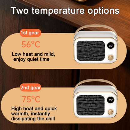 1200W Electric Heater Winter Hand Warmer with Screen Display,EU Plug