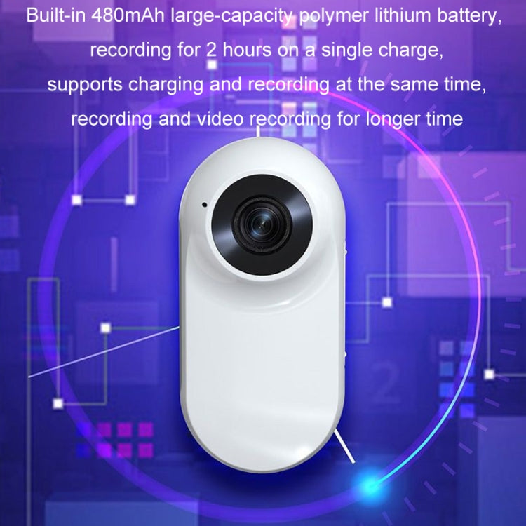 Magnetic Thumb Camera Portable HD Camera For Outdoor Cycling, Standard+Pet Silicone Collar