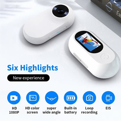 Magnetic Thumb Camera Portable HD Camera For Outdoor Cycling, Standard+Pet Silicone Collar