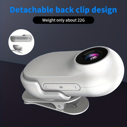 Magnetic Thumb Camera Portable HD Camera For Outdoor Cycling, Standard+Pet Silicone Collar