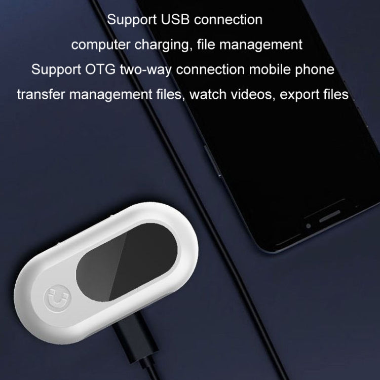 Magnetic Thumb Camera Portable HD Camera For Outdoor Cycling, Standard+Pet Silicone Collar