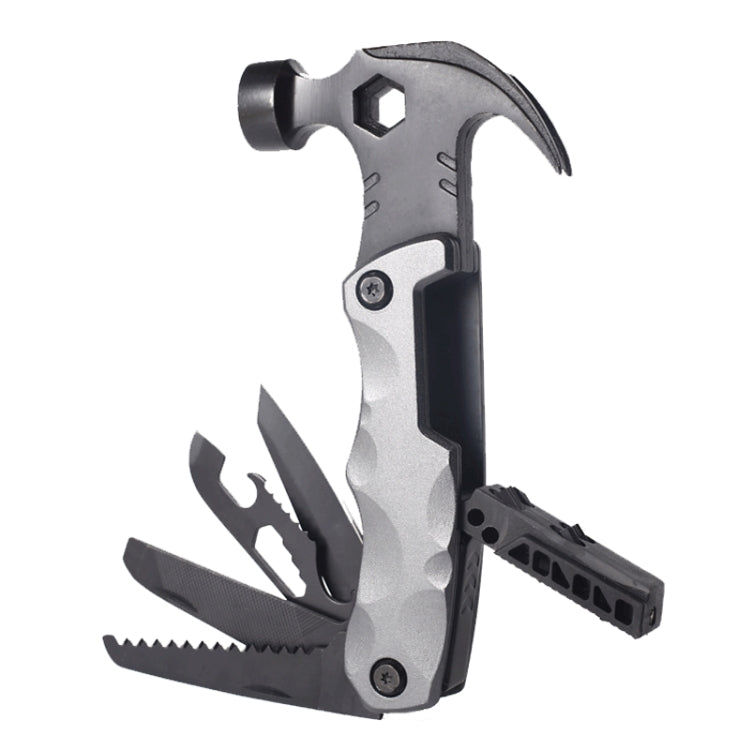 Multifunctional Life-saving Claw Hammer Car Survival Tools Foldable Outdoor Tool Hammer, Red, Black, Gray