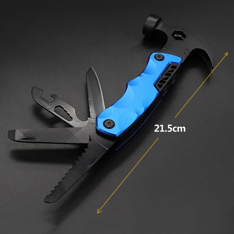 Multifunctional Life-saving Claw Hammer Car Survival Tools Foldable Outdoor Tool Hammer, Red, Black, Gray
