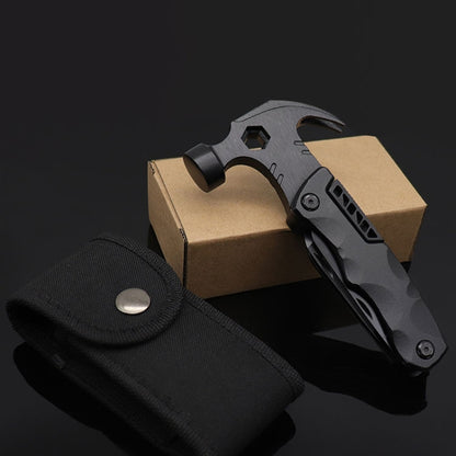 Multifunctional Life-saving Claw Hammer Car Survival Tools Foldable Outdoor Tool Hammer, Red, Black, Gray