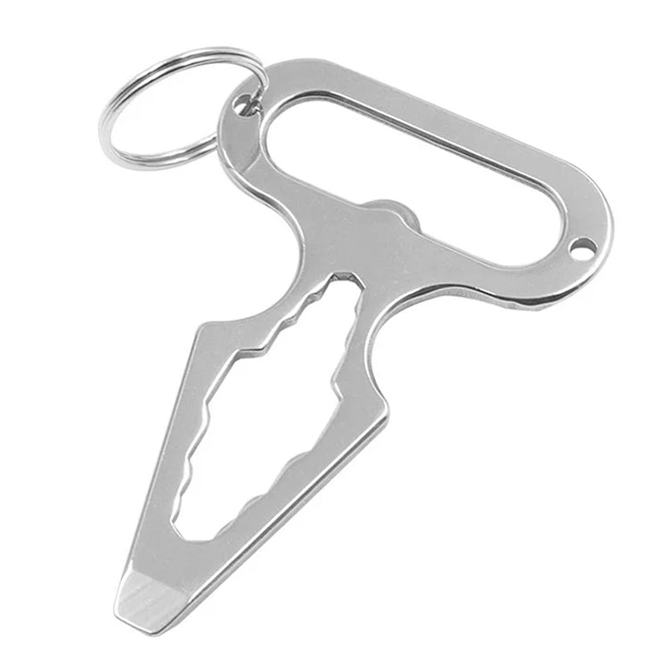 Outdoor Camping Supplies EDC Stainless Steel Multifunctional Wrench Self-defense Tools, EDC Multifunctional Wrench