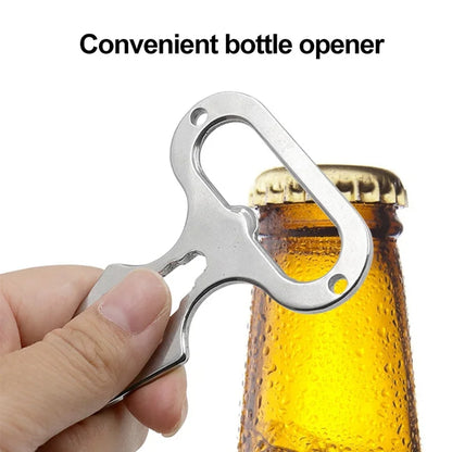 Outdoor Camping Supplies EDC Stainless Steel Multifunctional Wrench Self-defense Tools, EDC Multifunctional Wrench
