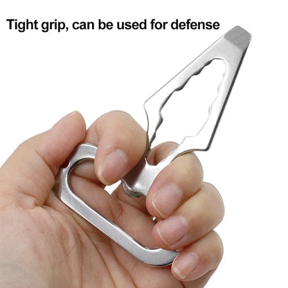 Outdoor Camping Supplies EDC Stainless Steel Multifunctional Wrench Self-defense Tools, EDC Multifunctional Wrench