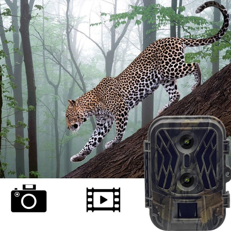 50MP+4K Dual Lens Outdoor Rainfall Fog Infrared Trace Hunting Camera, HC-950A