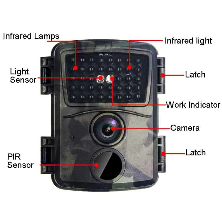 PR600A 20 Million 1080P HD Infrared Cameras 38 Infrared Lamp Monitoring Cameras, PR600A