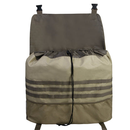 Outdoor Camping Off-road Vehicle Spare Tire Tool Miscellaneous Storage Bag, Black, Khaki