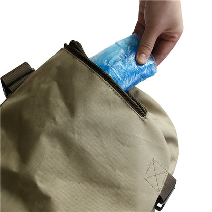 Outdoor Camping Off-road Vehicle Spare Tire Tool Miscellaneous Storage Bag, Black, Khaki