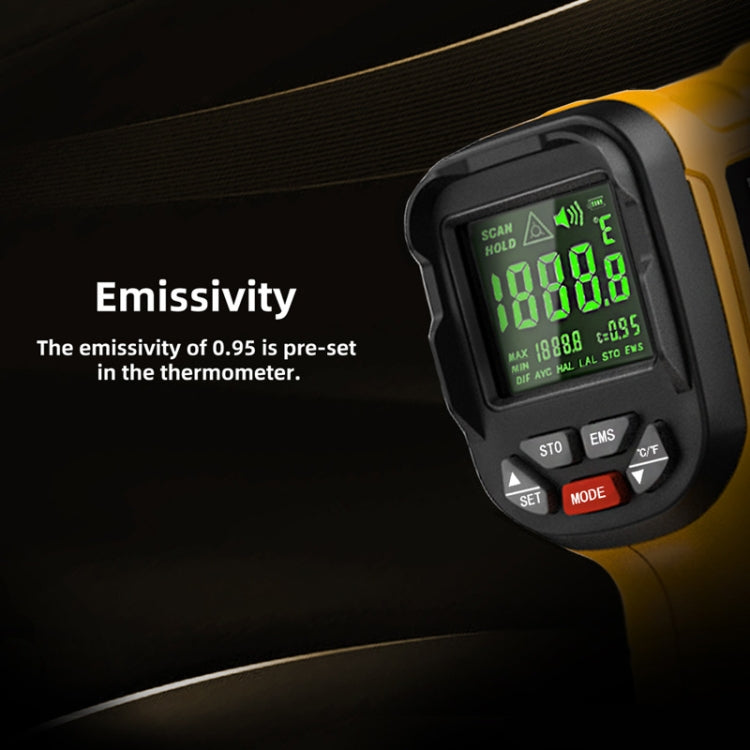 BSIDE H3 High Temperature Infrared Thermometer Handheld Non-Contact Thermometer, H3