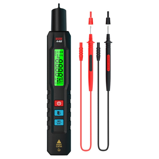 BSIDE A40 Infrared Thermometer Electric Pen Type Intelligent Multimeter VFC Inverter Voltage Tester, A40