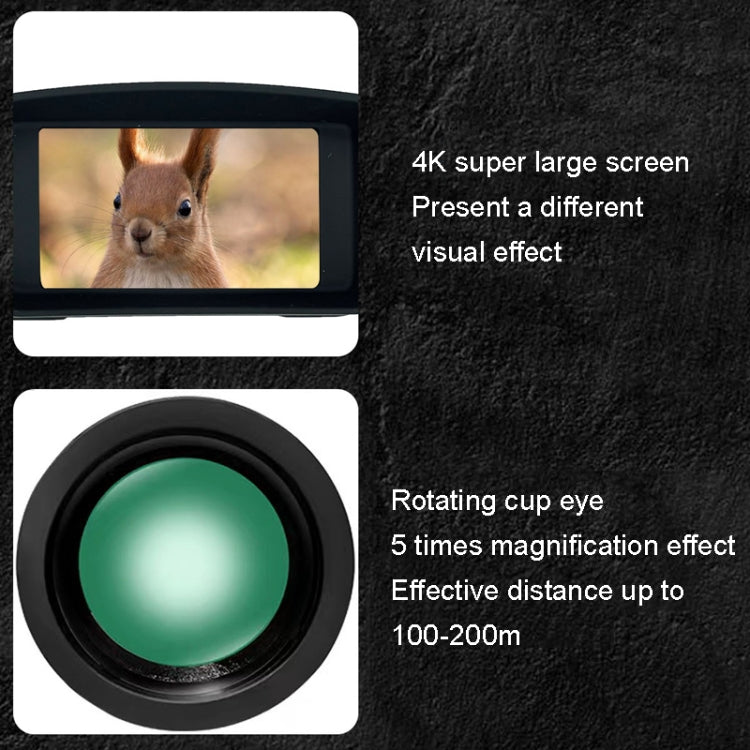 4K HD Infrared Dual Tube Telescope Night Vision Instrument, Y6-C