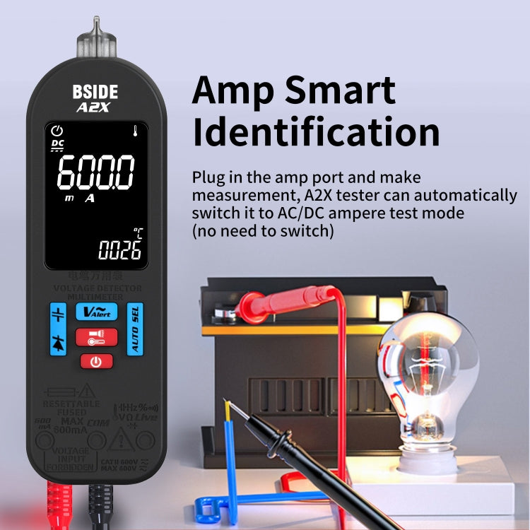 BSIDE A2X Charging Model Mini Digital Pen Auto Ranging Multimeter, BSIDE A2X