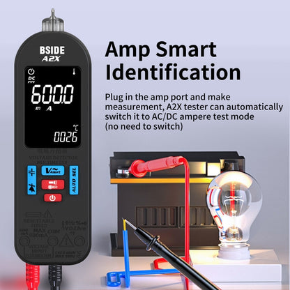 BSIDE A2X Charging Model Mini Digital Pen Auto Ranging Multimeter, BSIDE A2X