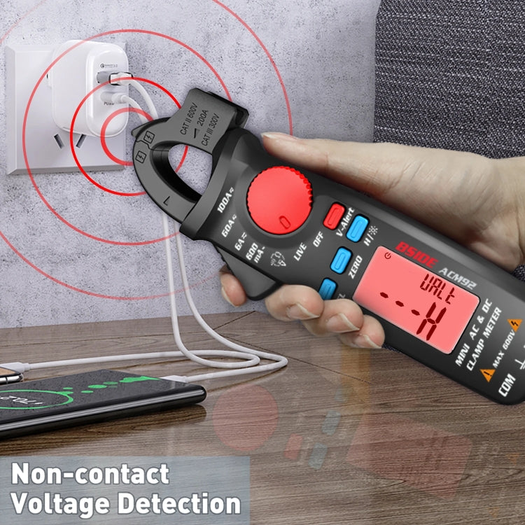 BSIDE ACM92 Digital Clamp Multimeter Current And Voltage Tester, BSIDE ACM92