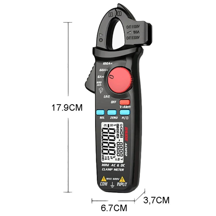 BSIDE ACM92 Digital Clamp Multimeter Current And Voltage Tester, BSIDE ACM92