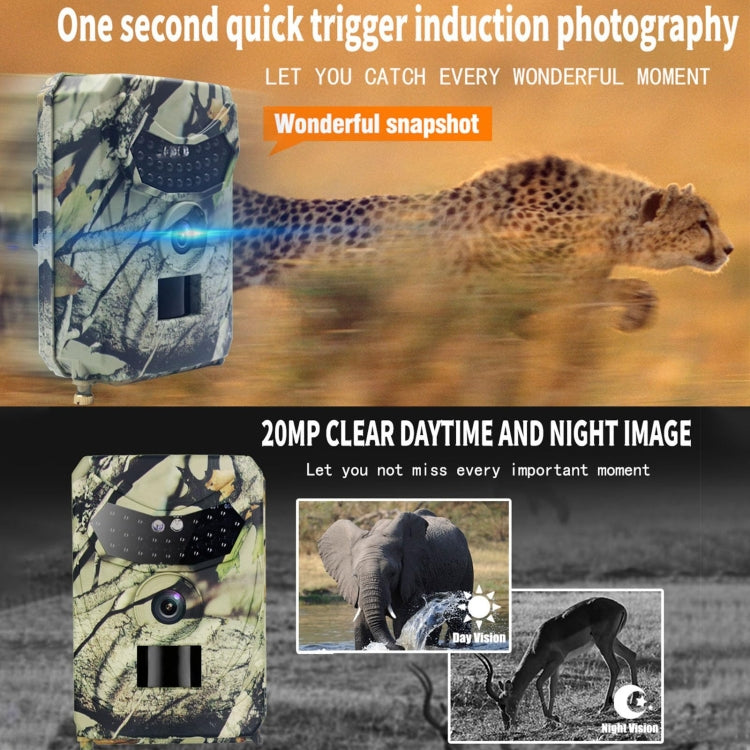 PR100 20MP HD 1080P Infrared Hunting Camera, PR100