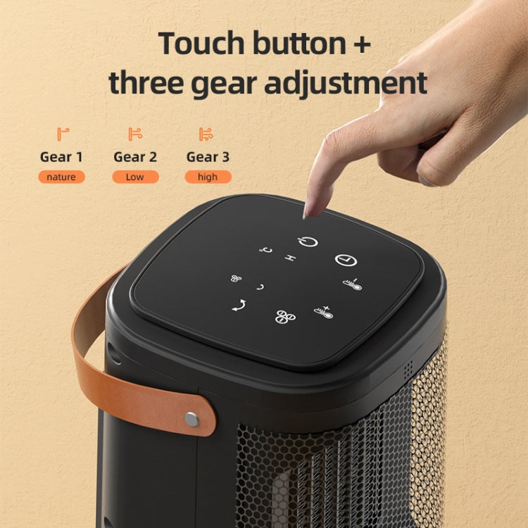Remote Control Touch Screen Household Desktop PTC Instant Heating Heater, US Plug, EU Plug, UK Plug