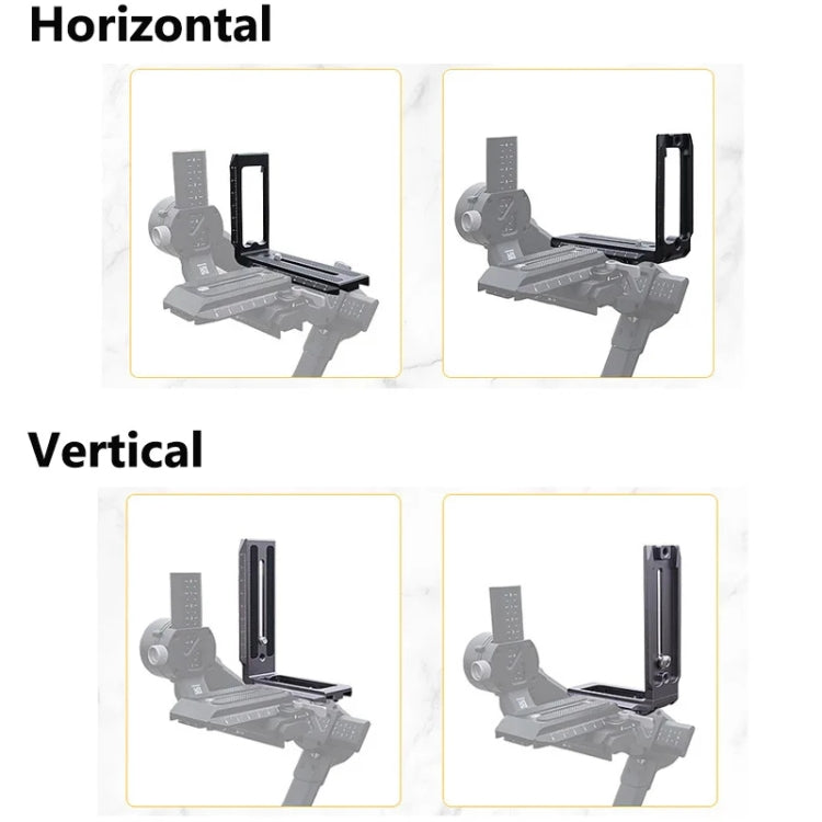 Universal Camera L Shape Bracket Quick Release Plate for Camera RSC2 / RS3 Stabilizers, L-450 Black, L-450 Red, L-450 Blue, L-440 Black, L-440 Red, L-440 Blue