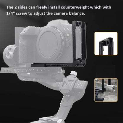 Universal Camera L Shape Bracket Quick Release Plate for Camera RSC2 / RS3 Stabilizers, L-450 Black, L-450 Red, L-450 Blue, L-440 Black, L-440 Red, L-440 Blue