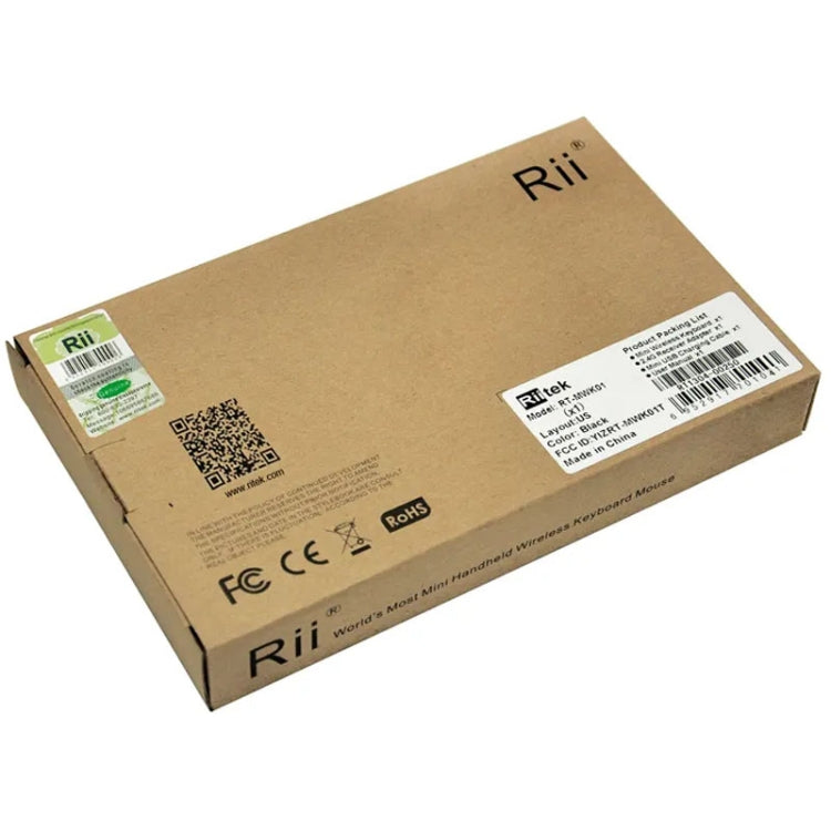 Rii X1 2.4G Mini Classic Wireless Keyboard Keypad And Mouse All-In-One Kit