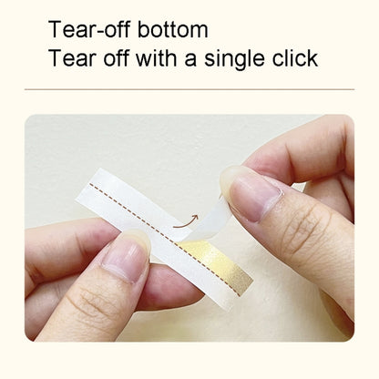 For Phomemo P12 / P12 Pro 12mm x 2m Thermal Transfer Label Ribbon, Label Ribbon(Black Word On Sky Blue), Label Ribbon(Black Word On Pink), Label Ribbon(Gold Word On White)
