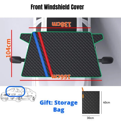 Winter Outdoor Car Windscreen Snow Ice Shield Thicken Waterproof Protector, Rear Cover, Front Cover
