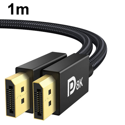 DP Cable 8K Computer Monitor Connection Cable 30AWG OD6.3MM With Nylon Mesh, 1m, 3m, 1.5m