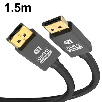 DP Cable 8K Computer Monitor Connection Cable 30AWG OD6.3MM With Nylon Mesh, 1m, 3m, 1.5m