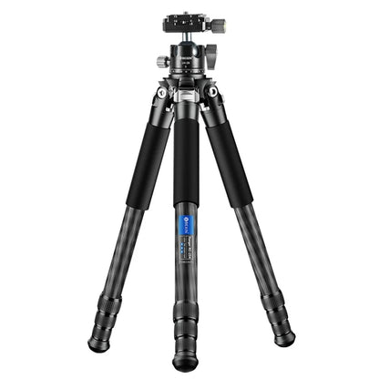 Carbon Fiber Portable Folding Tripod SLR Camera Low Gravity Center Gimbal Photography Bracket, BEXIN RC254, BEXIN RC254+LH-28